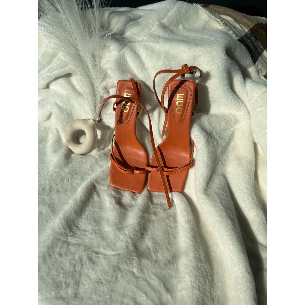 Ego Orange Heels